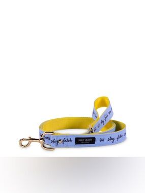 Kate Spade New York Raining Cats & Dogs 72” Dog Leash M/L NWT Designer Pet Leash